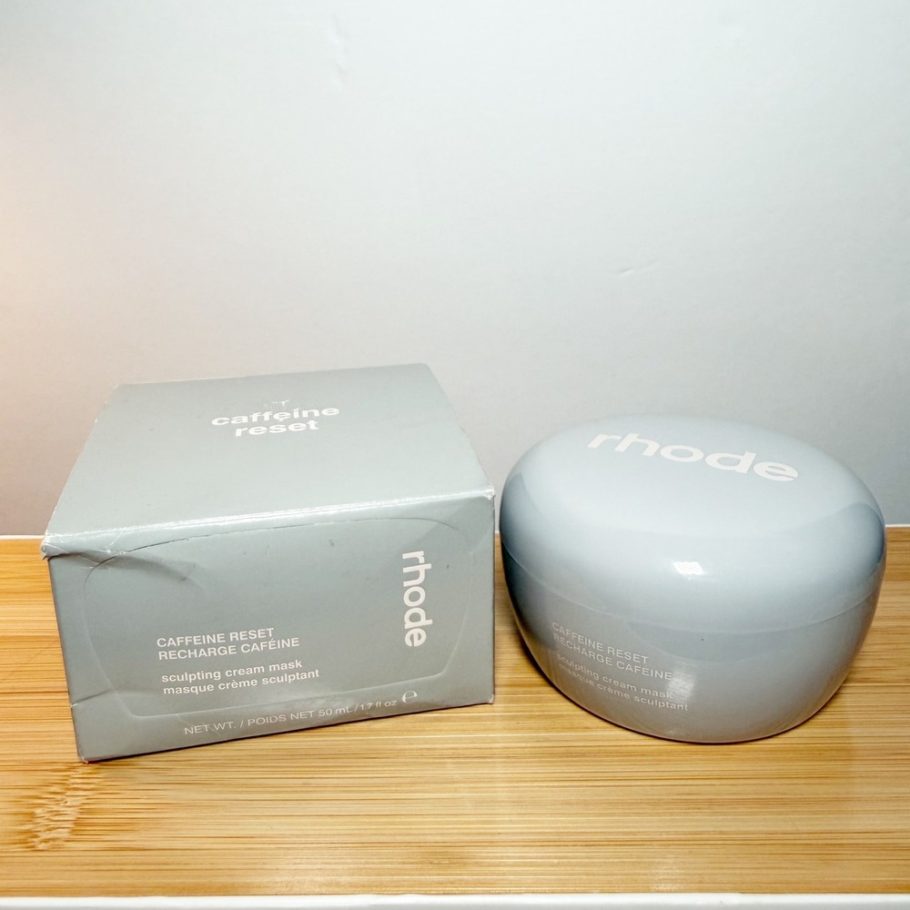 Rhode Caffeine Reset Sculpting Cream Mask 50ml 1.7oz New Moisturizer Skincare